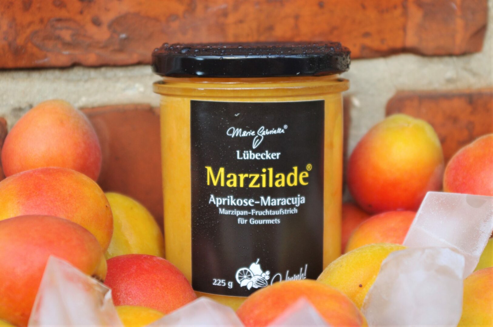 Lübecker Marzilade® Aprikose Maracuja 225 g | Marzilade